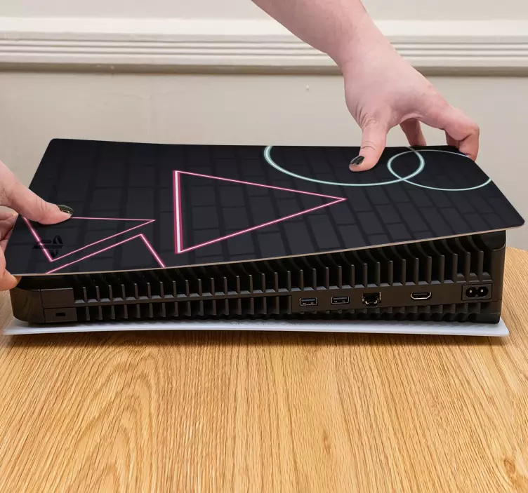 Skin ps4 formas geométricas en la superficie - TenVinilo