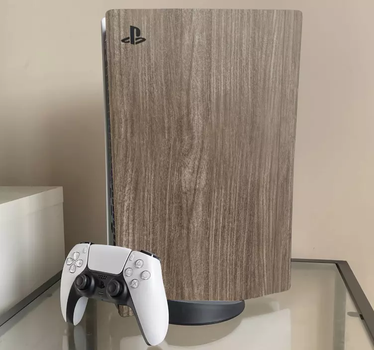 Skin ps4 funda textura de madera - TenVinilo