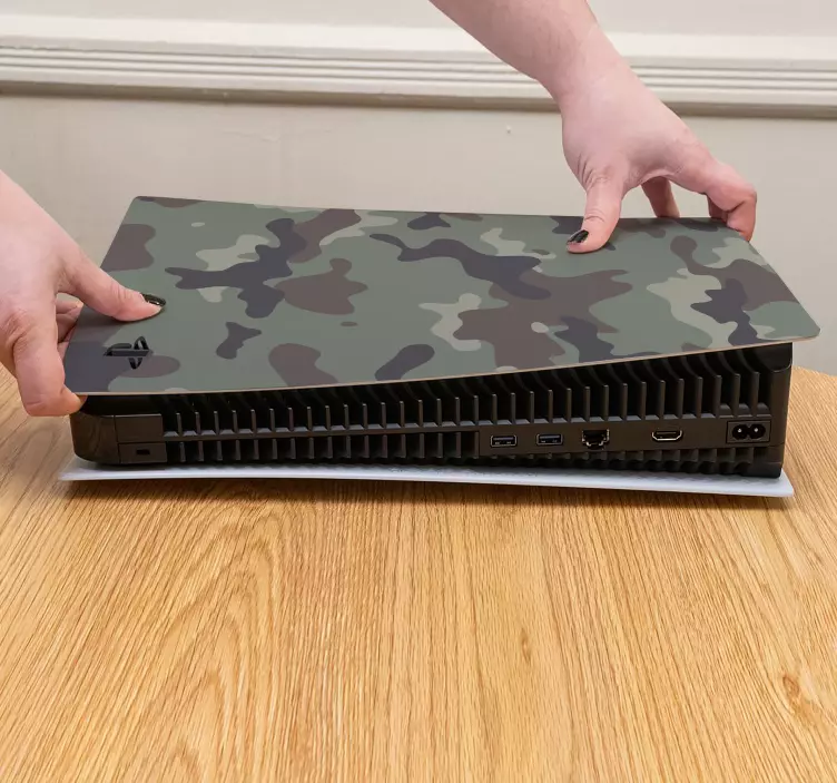 Skin ps4 gráfico de camuflaje - TenVinilo