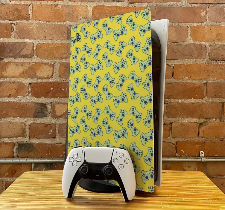 Skin ps4 patrón de controlador de juego - TenVinilo