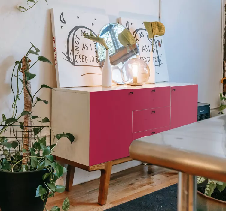 Vinilo mueble Viva magenta - TenVinilo