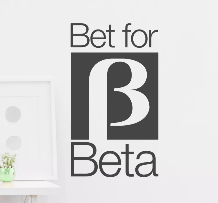 Vinilo Bet for Beta - TenVinilo