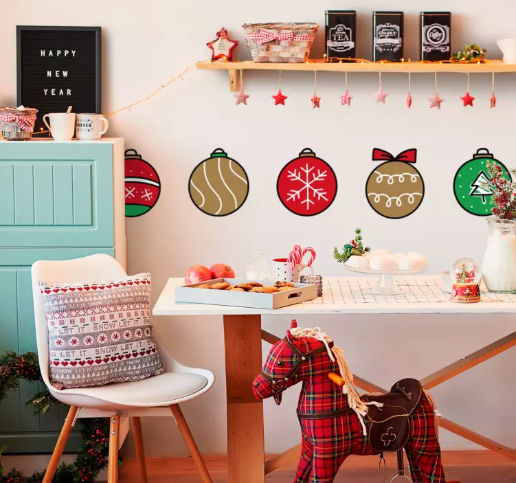 Vinilo colección de adornos festivos - TenVinilo