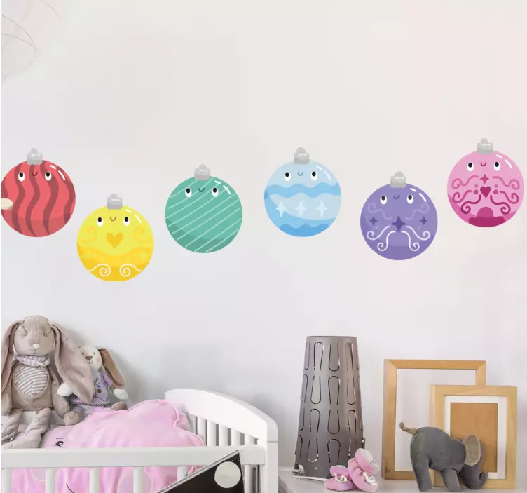 Vinilo conjunto de adornos divertidos - TenVinilo