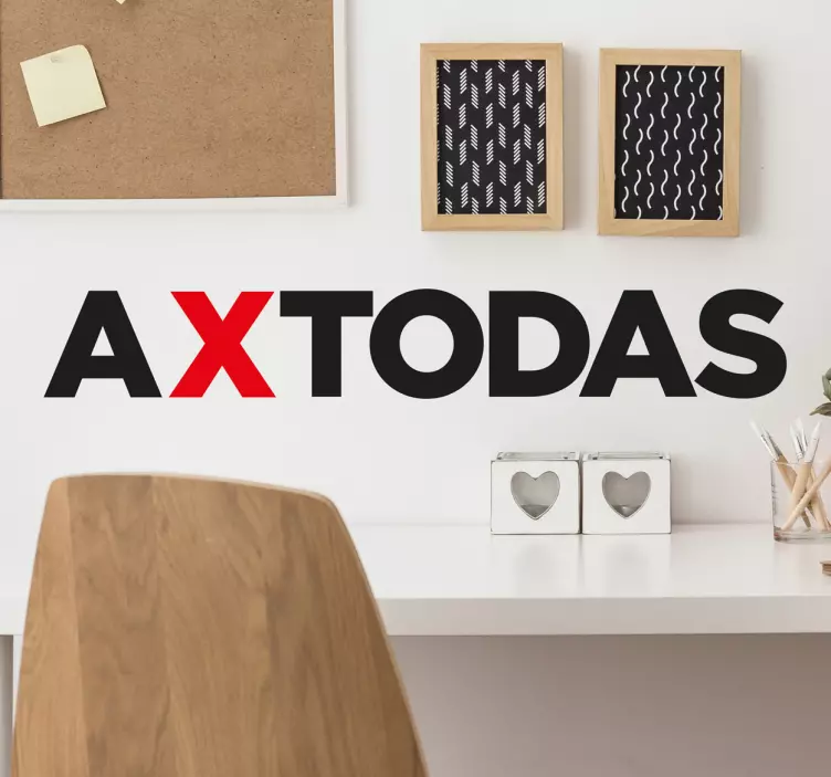 Vinilo decorativo a x todas - TenVinilo