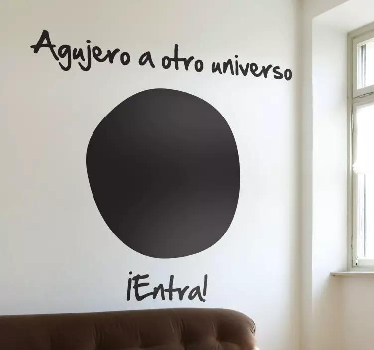 Vinilo decorativo agujero universo - TenVinilo