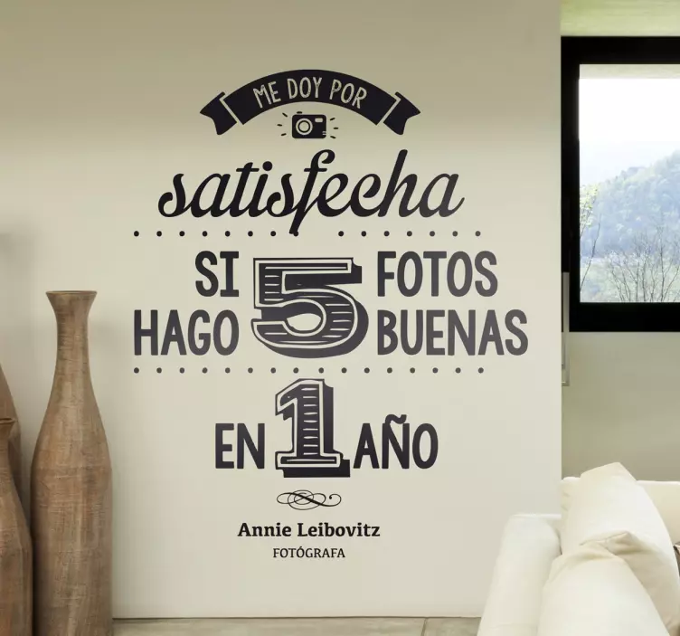 Vinilo decorativo Annie Leibovitz - TenVinilo