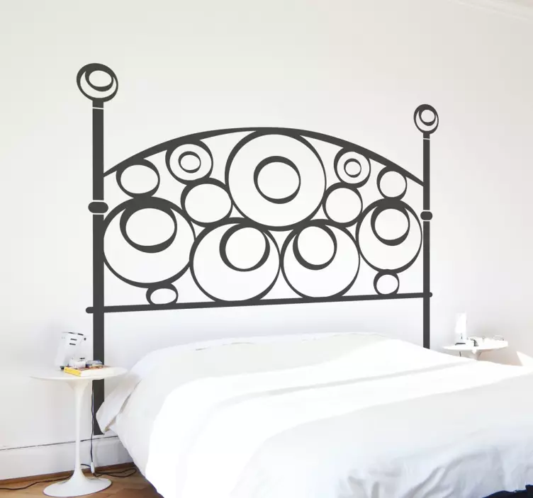 Vinilo decorativo cabezal semicirculo - TenVinilo