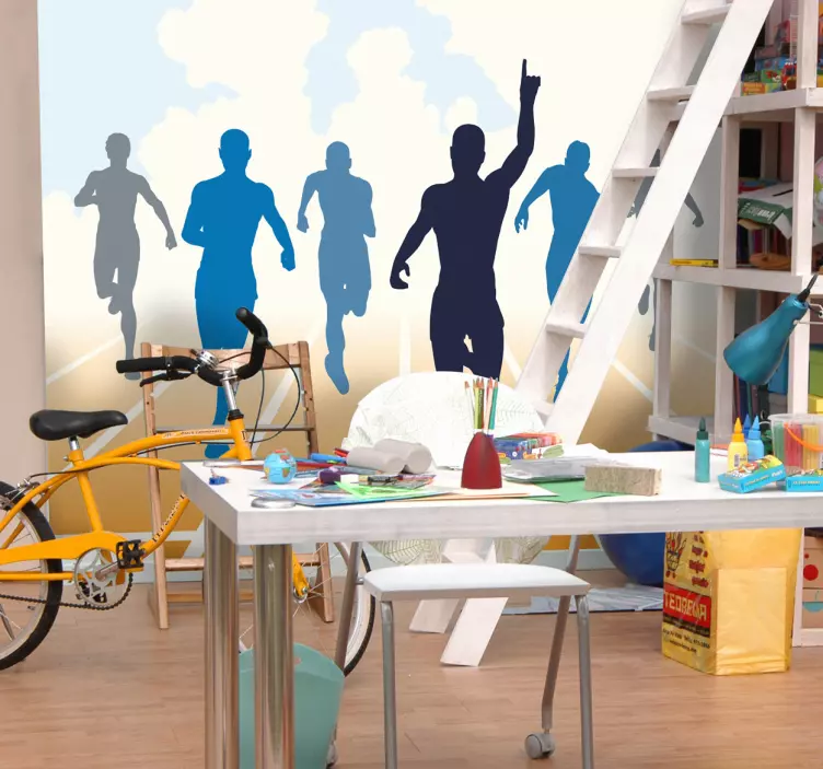 Vinilo decorativo carrera olímpica - TenVinilo