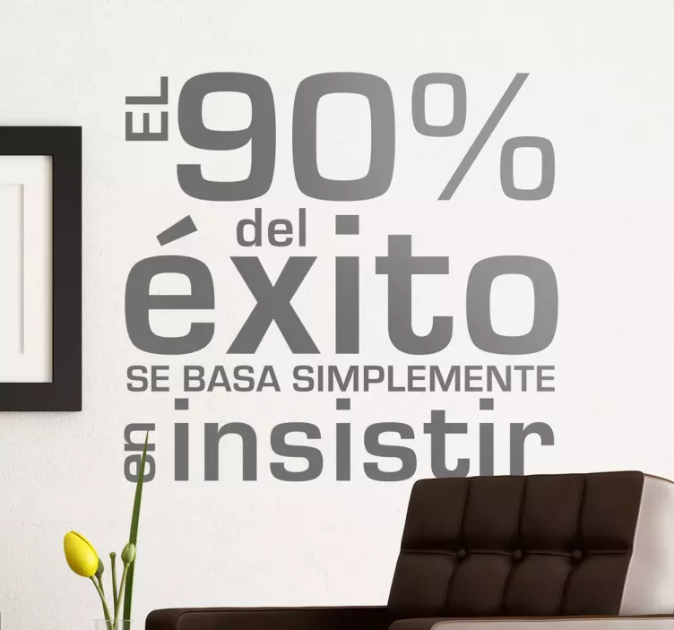 Vinilo decorativo clave éxito - TenVinilo