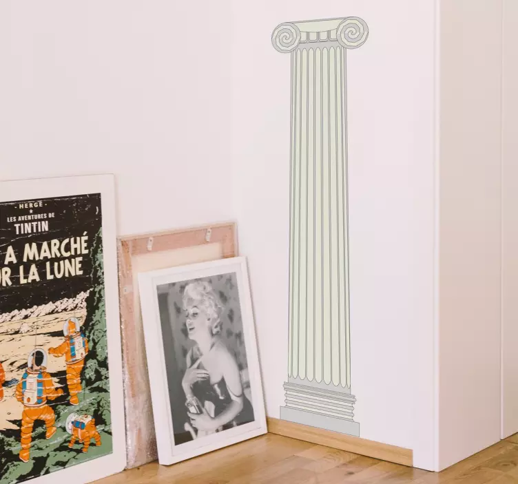 Vinilo decorativo columna griega - TenVinilo