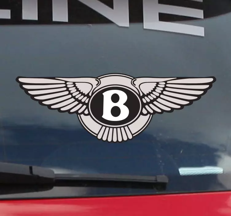 Vinilo decorativo emblema Bentley - TenVinilo