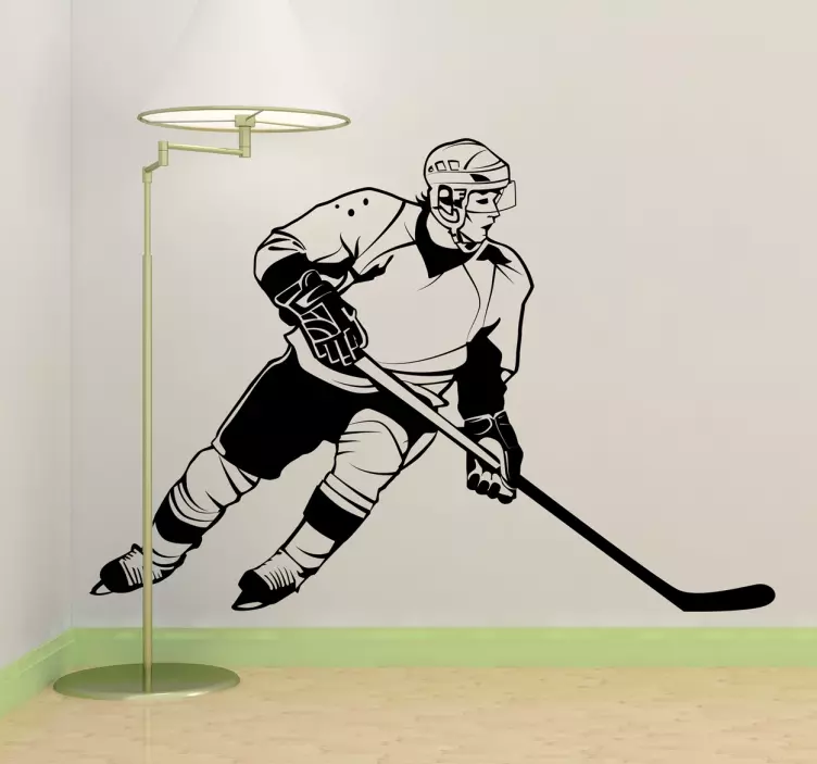 Vinilo decorativo hockey stick - TenVinilo