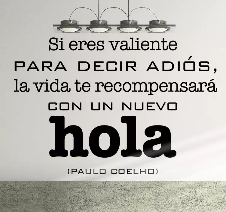 Vinilo decorativo hola Coelho - TenVinilo