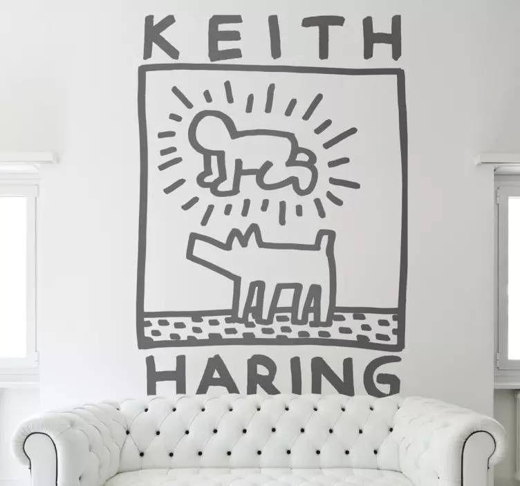Vinilo decorativo Keith Haring - TenVinilo