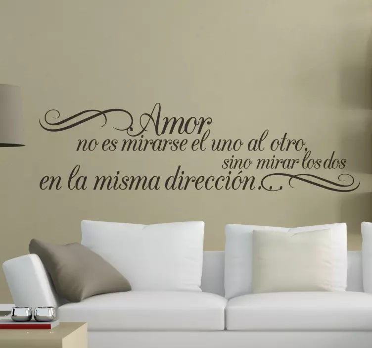 Vinilo decorativo misma dirección - TenVinilo