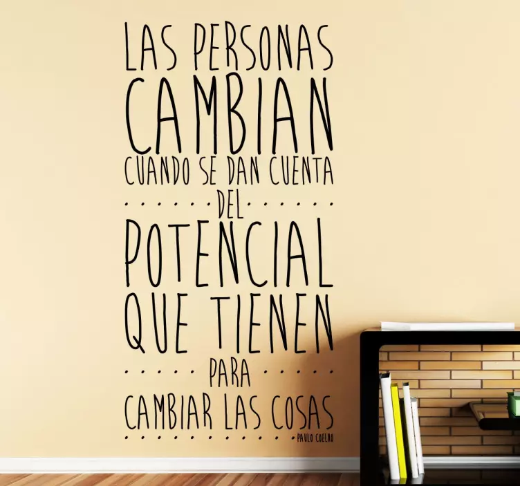 Vinilo decorativo potencial Coelho - TenVinilo