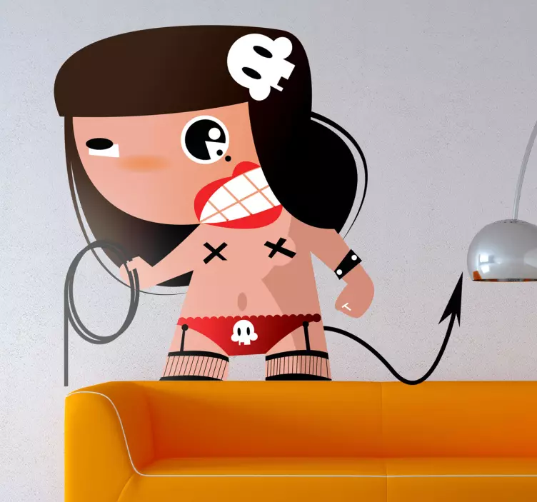 Vinilo decorativo sadomaso cartoon - TenVinilo