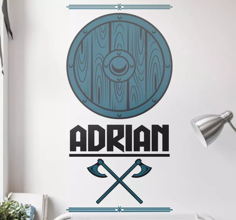 Vinilo emblema escudo personalizado - TenVinilo