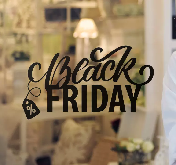 Vinilo escaparate oferta de venta promocional - TenVinilo