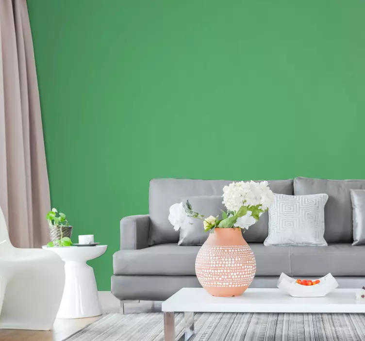 Vinilo para salón espacio vital verde - TenVinilo