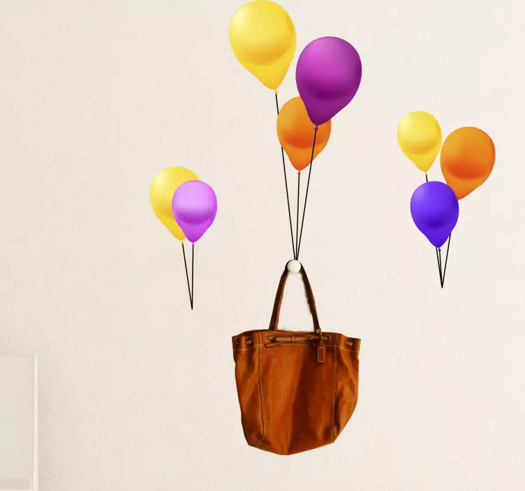 Vinilo exhibición de globos coloridos - TenVinilo