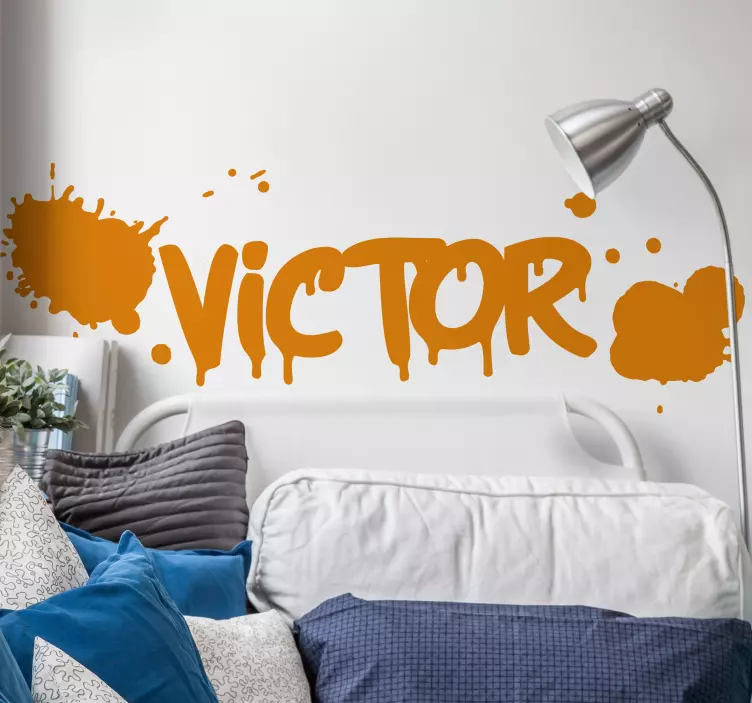 Vinilo frase personalizable para habitación - TenVinilo