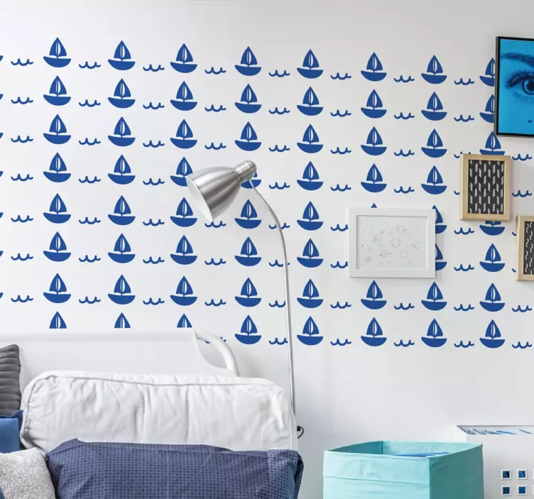 Vinilo infantil barquita - TenVinilo