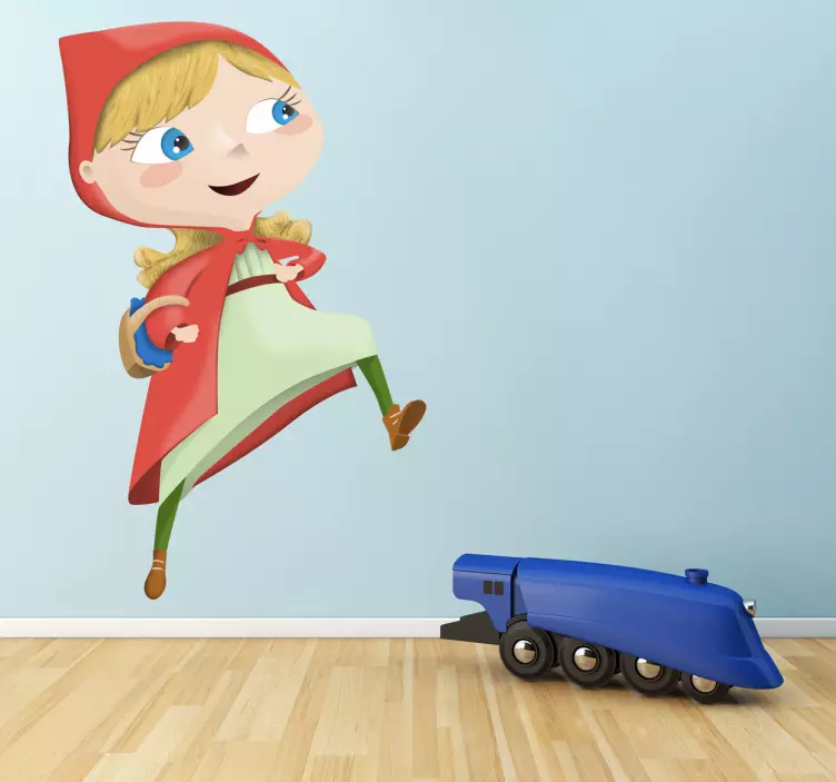 Vinilo infantil Caperucita roja - TenVinilo