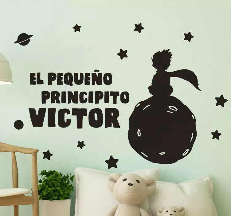 Vinilo infantil El pequeño principito - TenVinilo