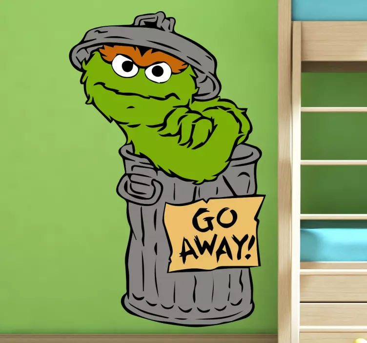 Vinilo infantil Oscar Barrio Sésamo - TenVinilo