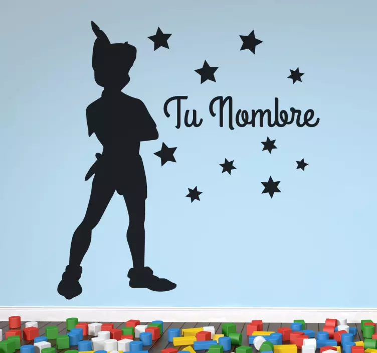 Vinilo infantil peter personalizable - TenVinilo