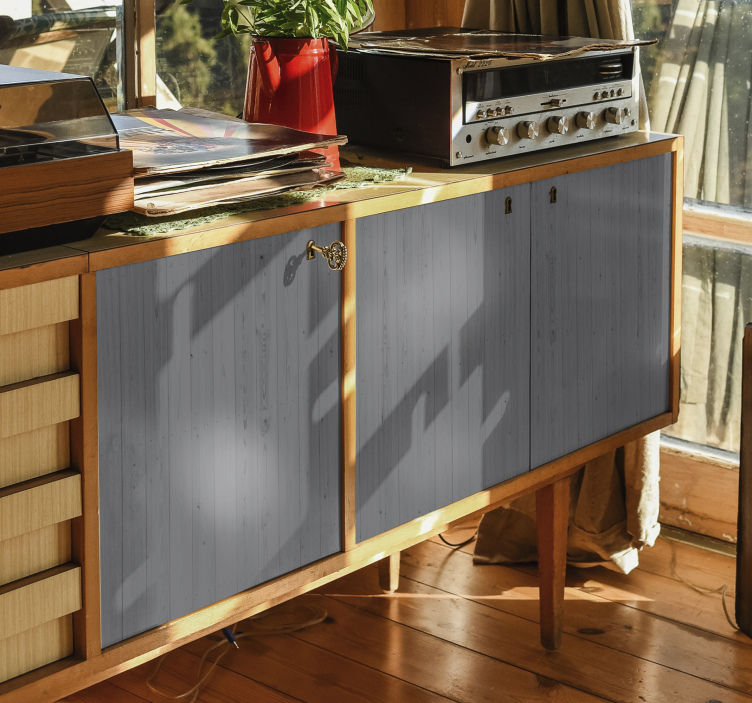 Vinilo para mueble Pantone gris madera - TenVinilo