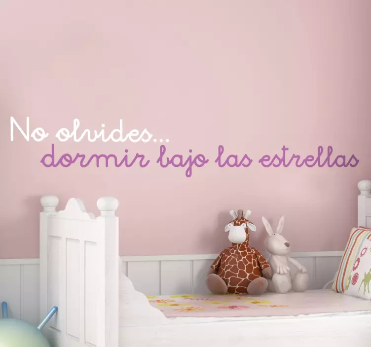 Vinilo no olvides dormir estrellas - TenVinilo