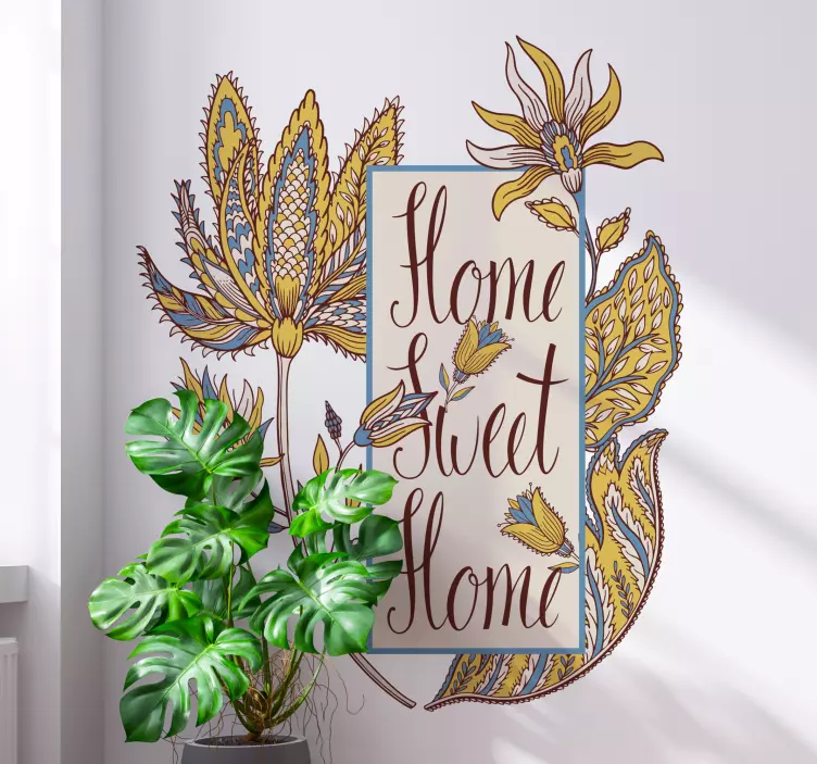 Vinilo ornamental vivienda confortable - TenVinilo