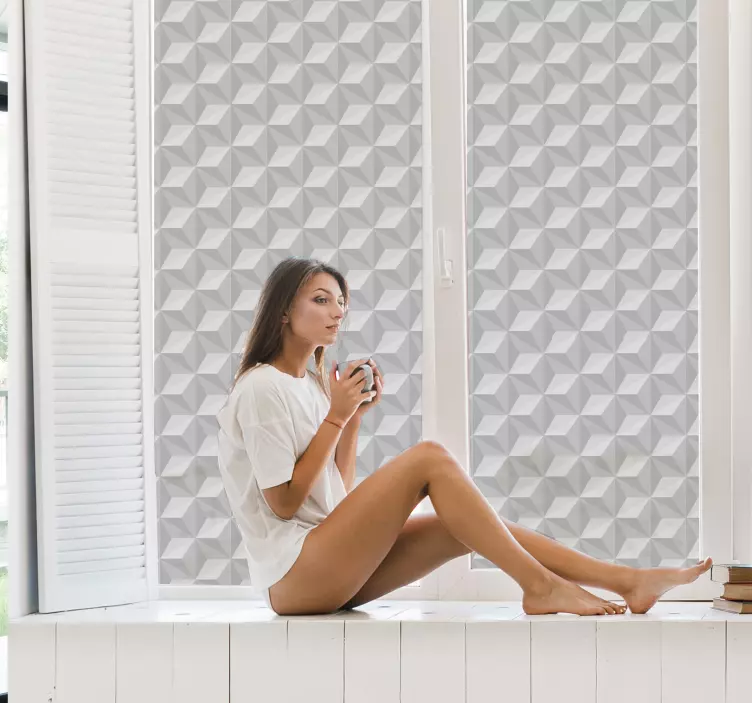 Vinilo para cristales cuadrados 3d - TenVinilo