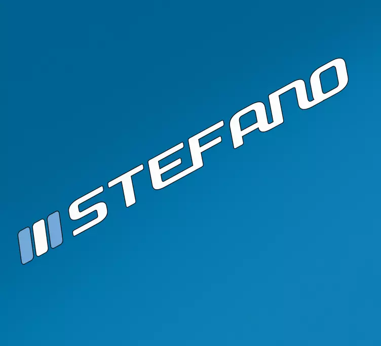 Pegatina para moto Bandera argentina y nombre personalizado - TenVinilo