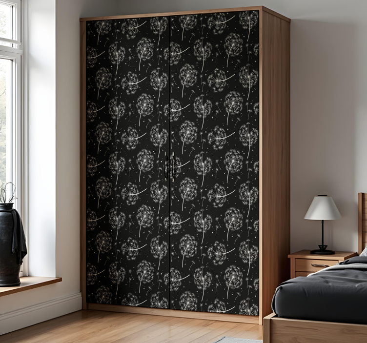 Vinilo para mueble dientes de león voladores - TenVinilo