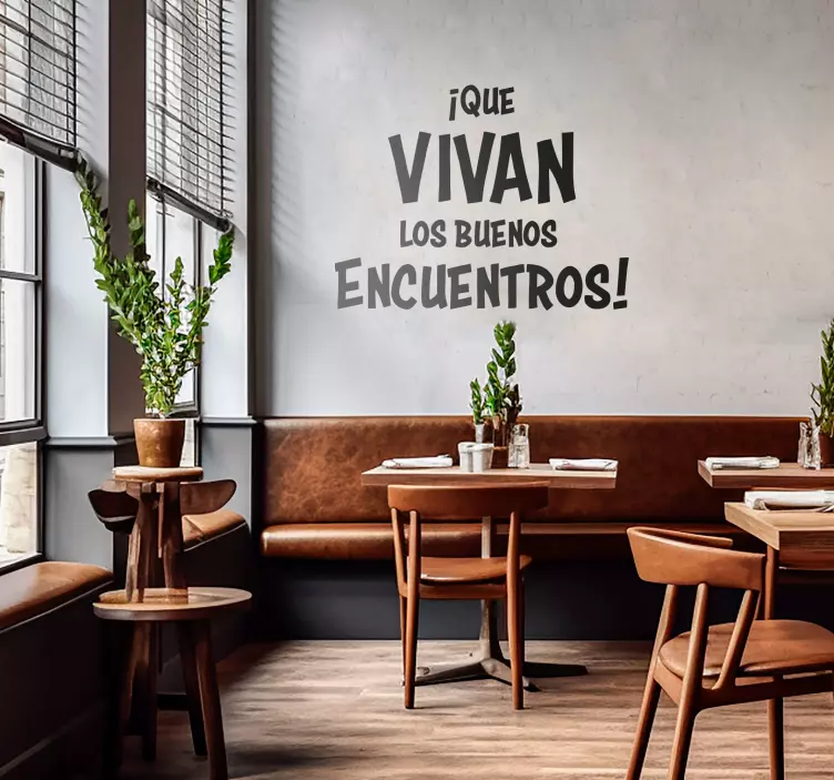 Vinilo pared "Las reuniones son como el pan: una necesidad básica - TenVinilo