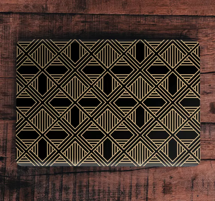Vinilo para portátil superficie texturizada geométrica - TenVinilo