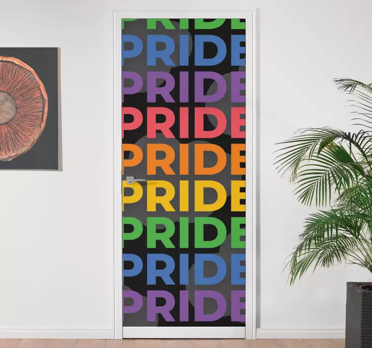 Vinilo de amor afirmación de orgullo vibrante - TenVinilo