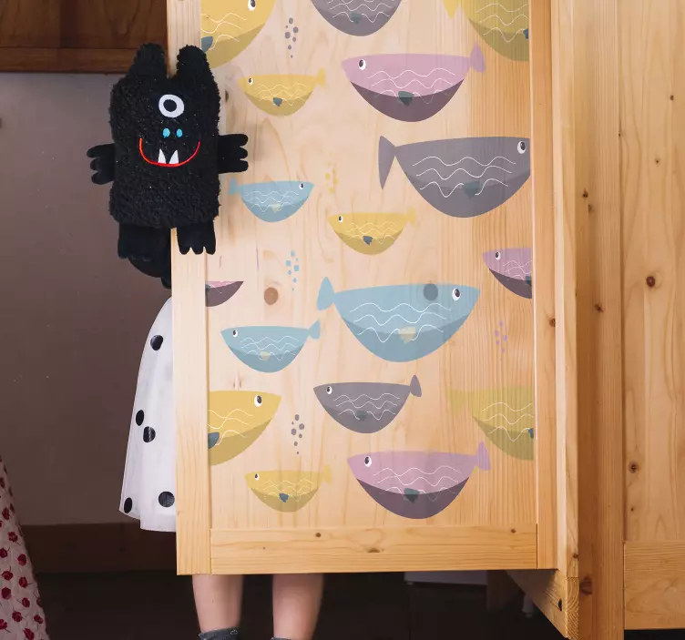 Vinilo pared peces infantiles - TenVinilo