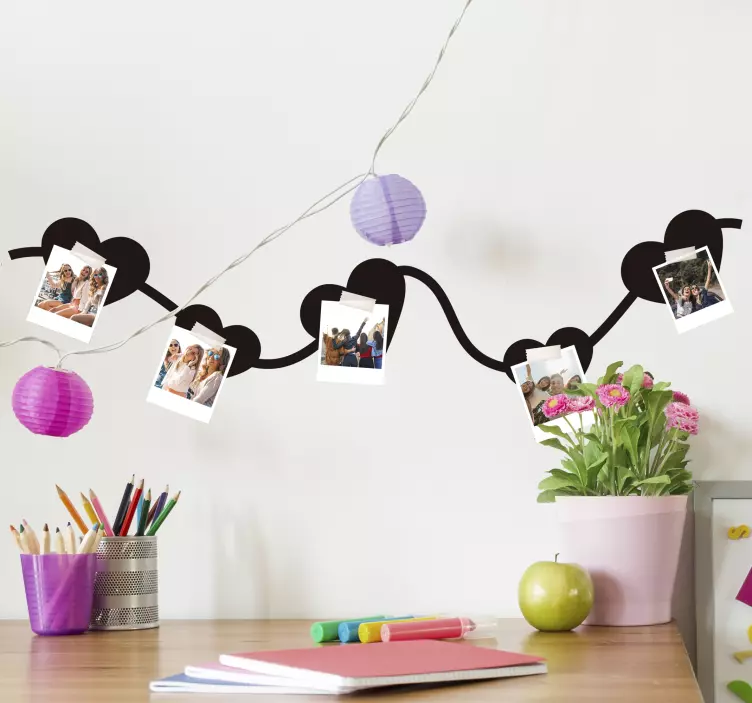 Vinilo San Valetín marco personalizable - TenVinilo