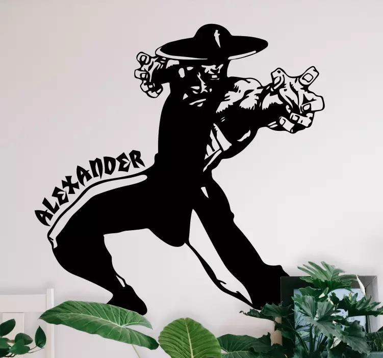 Vinilo personaje figura de acción dinámica - TenVinilo