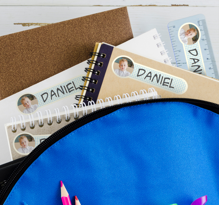 Vinilo decorativo personalizable etiqueta de nombre personalizada - TenVinilo