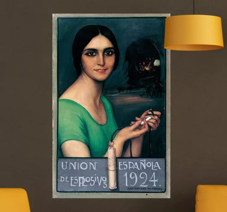 Vinilo póster retro años 20 - TenVinilo