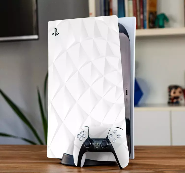 Skin PS5 de efecto de papel abstracto - TenVinilo