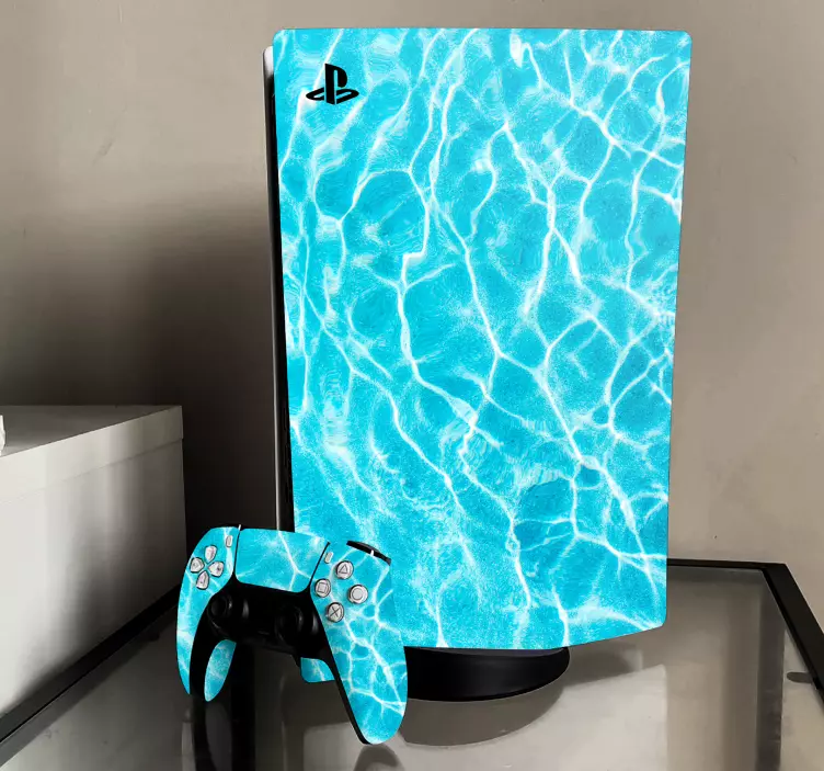 Skin PS5 gran Piscina azul - TenVinilo