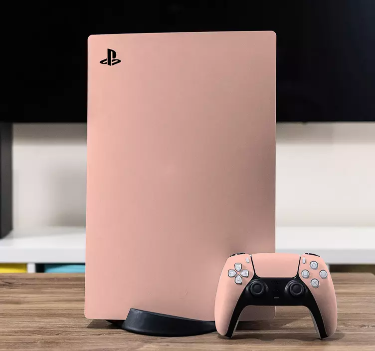Skin PS5 Ps4 melocotón sólido - TenVinilo