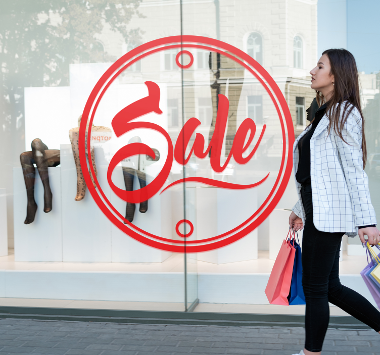 Vinilo rebajas letras adhesivas del reino unido - TenVinilo